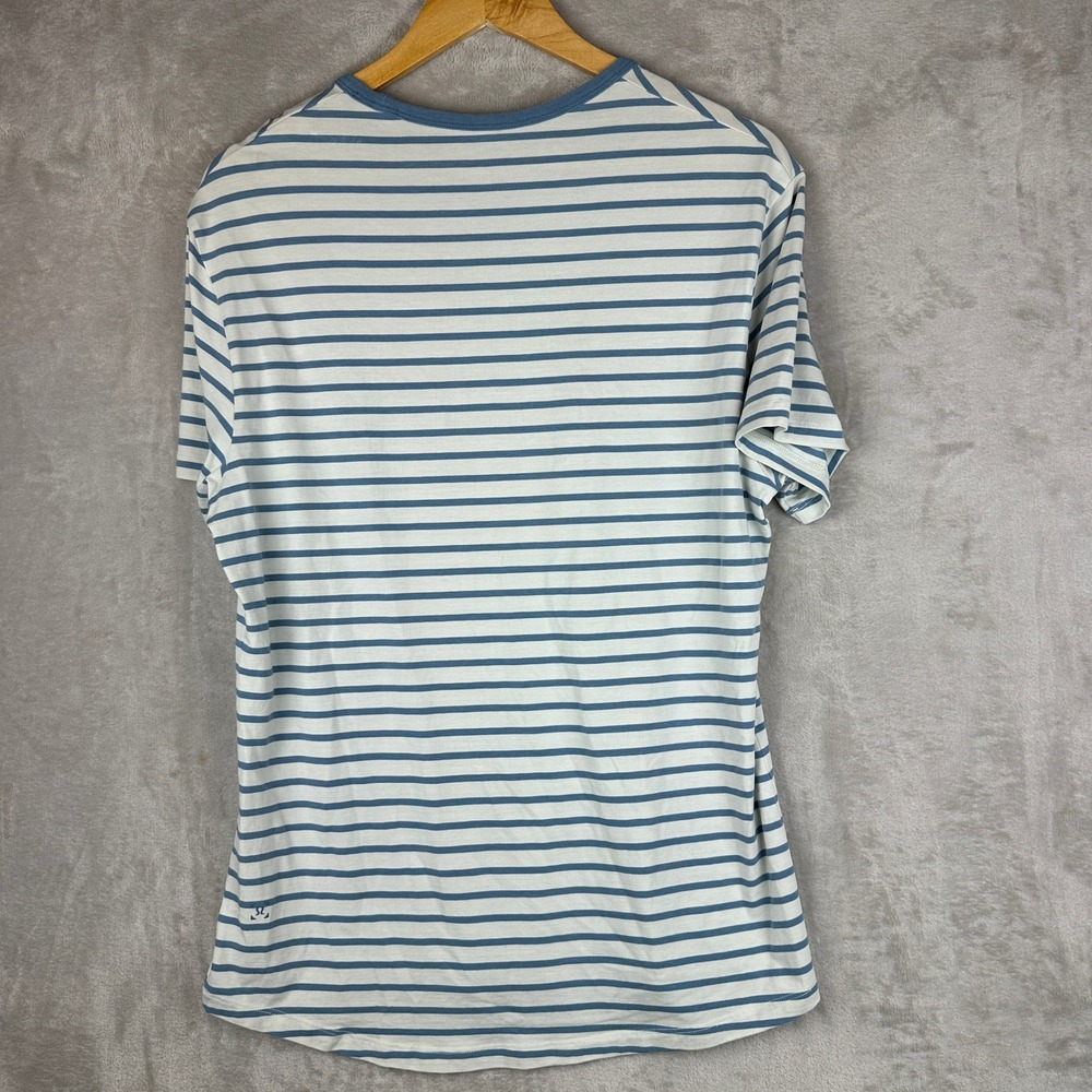 Lululemon Mens Medium Striped Short Sleeve Crew Neck 5 Year Basic  T-Shirt - Picture 3 of 6